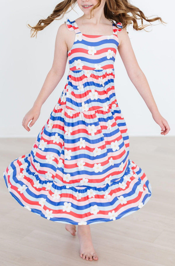 july-vibes-ruffle-maxi-dress Mila &  Rose - Sophia's Style-July Vibes Ruffle Maxi Dress-2T--1